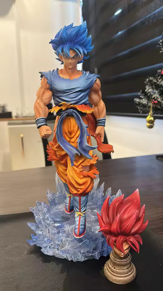 Walking Hero Statue With Light Up Base 12.9"