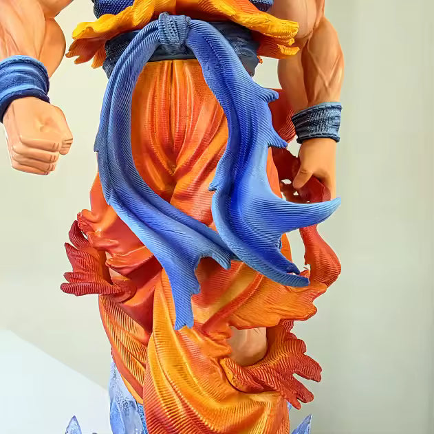 Walking Hero Statue With Light Up Base 12.9"