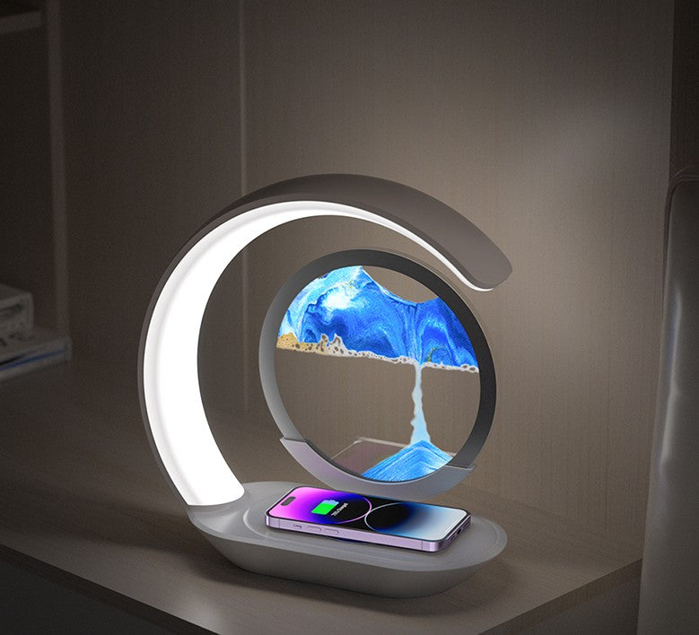 Quicksand LED Wireless Charging Lamp
