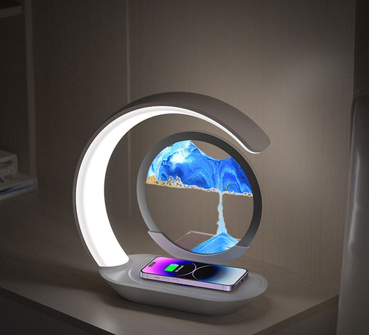 Quicksand LED Wireless Charging Lamp