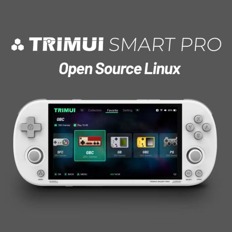 Trimui Smart Pro Pocket Retro Handheld Gaming Device 4.96"