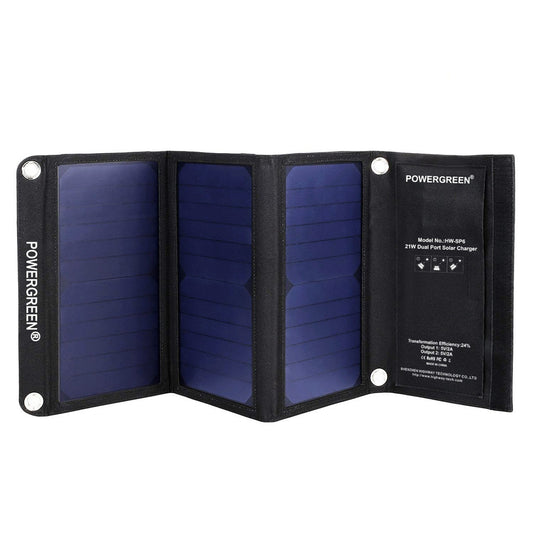 21W Dual Port Folding Solor Panel Charger