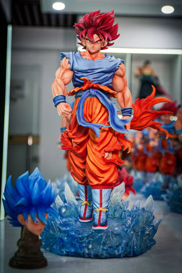 Walking Hero Statue With Light Up Base 12.9"