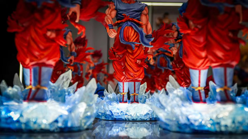 Walking Hero Statue With Light Up Base 12.9"