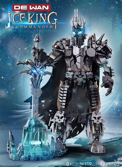 Frozen King Block Statue Large 12"