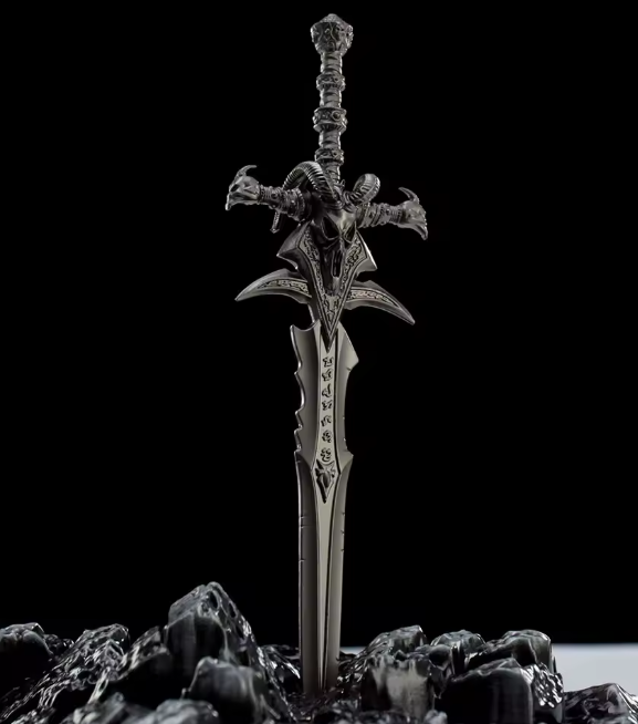Replica Metal Frost Sword Display 5.5"