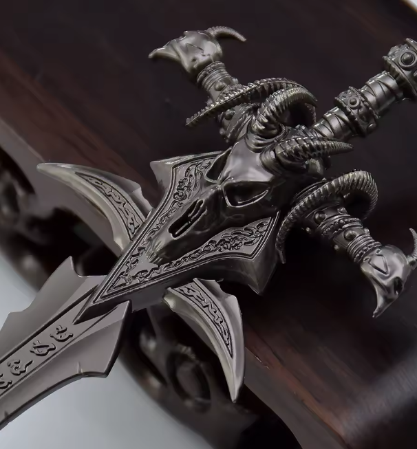 Replica Metal Frost Sword Display 5.5"