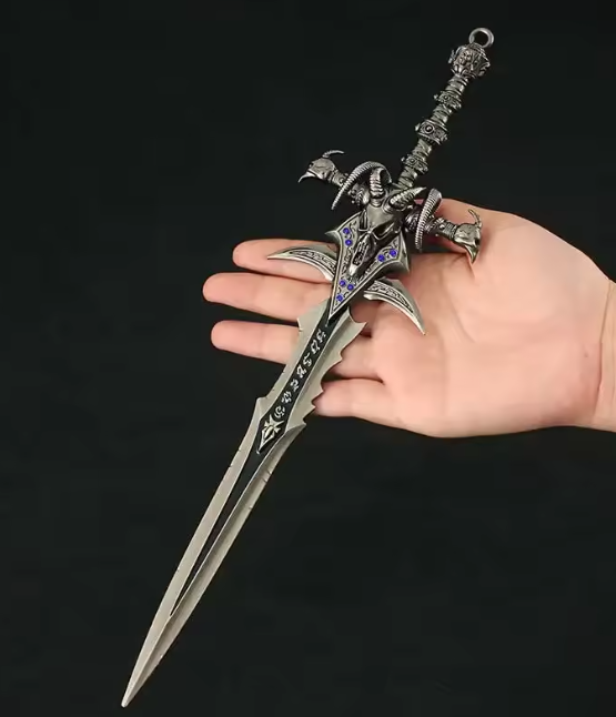 Large Metal Frost Sword Replica Display 11.8"