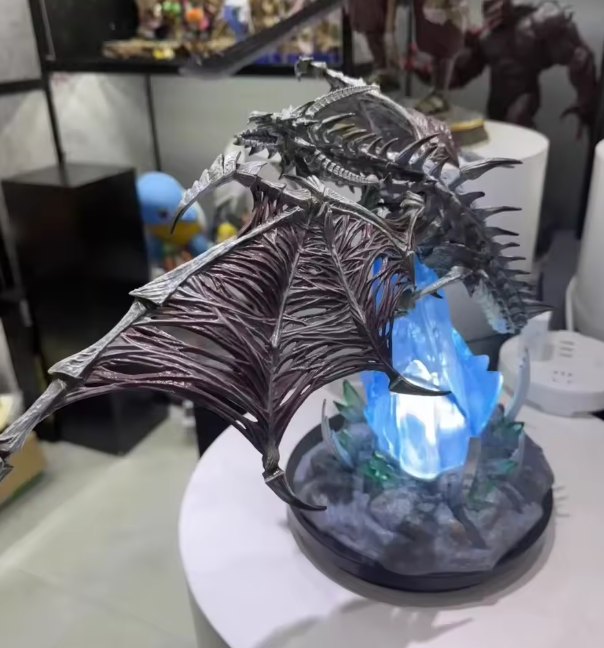 Frozen Death Dragon Light Up Model Display  11.8"
