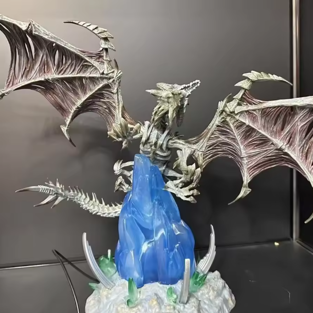 Frozen Death Dragon Light Up Model Display  11.8"