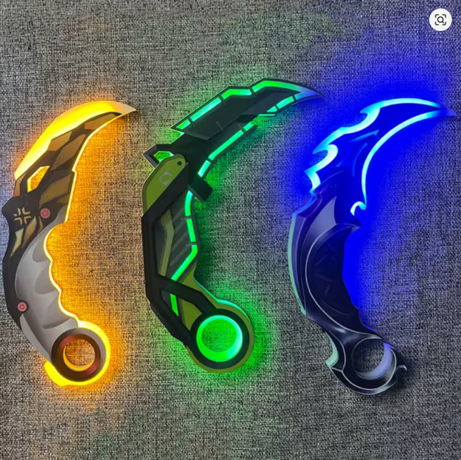 Rechargeable LED Light Up Karambit