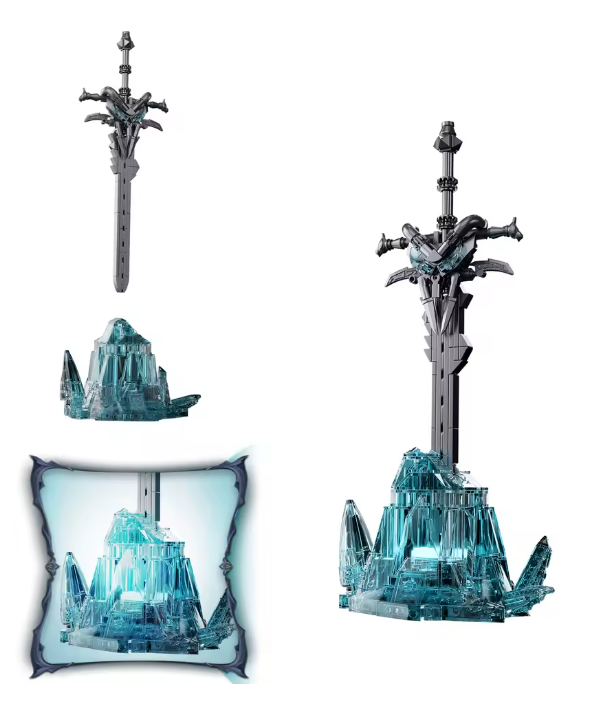 Frozen King Block Statue Large 12"