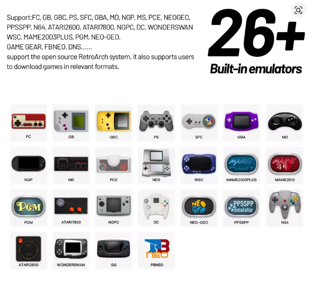 Trimui Smart Pro Pocket Retro Handheld Gaming Device 4.96"